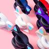 Cute Cat Ear Headphones Bluetooth 5.0 Wireless Game Headset Bass Noise Cancelling Stereo HiFi Music Support TF Card Casco Mic Girl Gift Pink