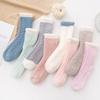 5/10 Pairs Autumn and Winter Non Shedding Twisted Coral Fleece Socks for Women Fleece Lined Thickened Home Floor Socks Mid Calf Sleep Postpartum Socks