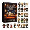 Legends of Rock Metal Advent Calendar 2025 24-Day Countdown Box with Musical Character Collectibles