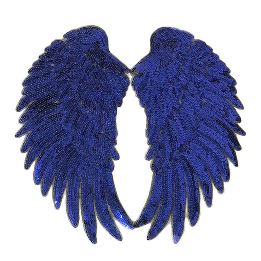 Мечтательные крылья-перья, радужные вышитые значки, аксессуары для одежды, нашитки с пайетками