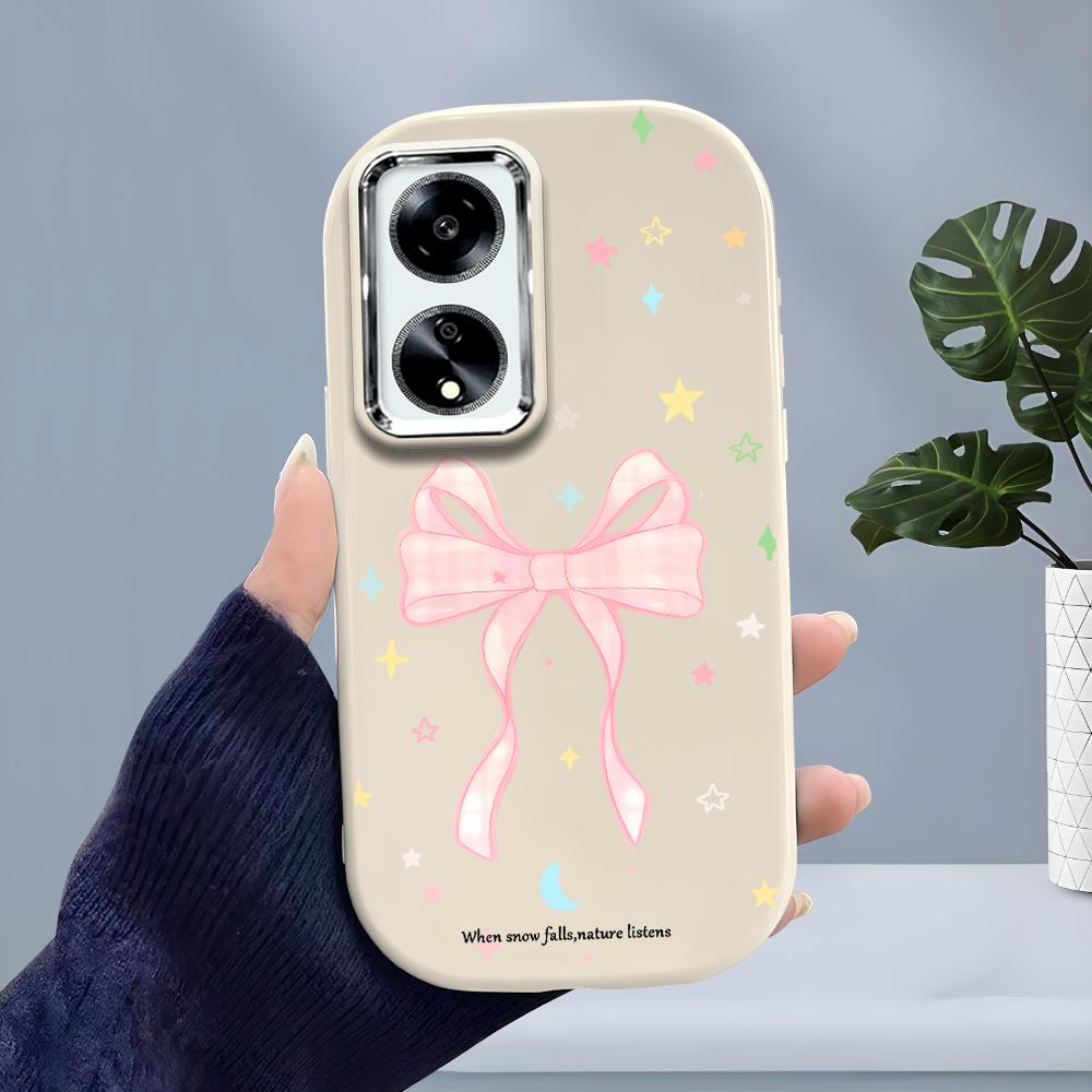 Solid Color Silver Edge Lens Soft Liquid Silicone Shockproof Phone Case for iPhone Samsung Huawei Honor Xiaomi Redmi OPPO Realme Vivo Infinix Tecno