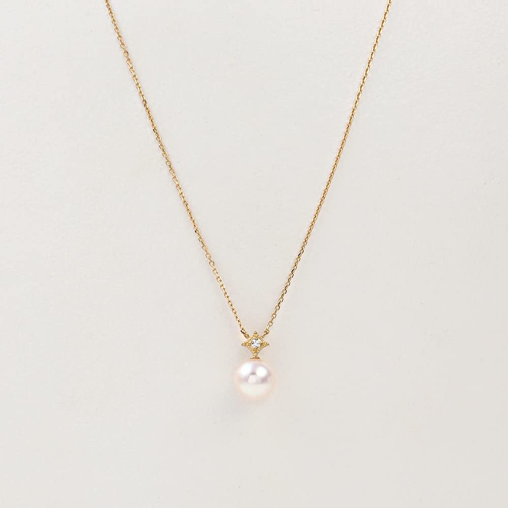 Кулон с жемчугом Wish K18 для женщин [Подарочная упаковка]