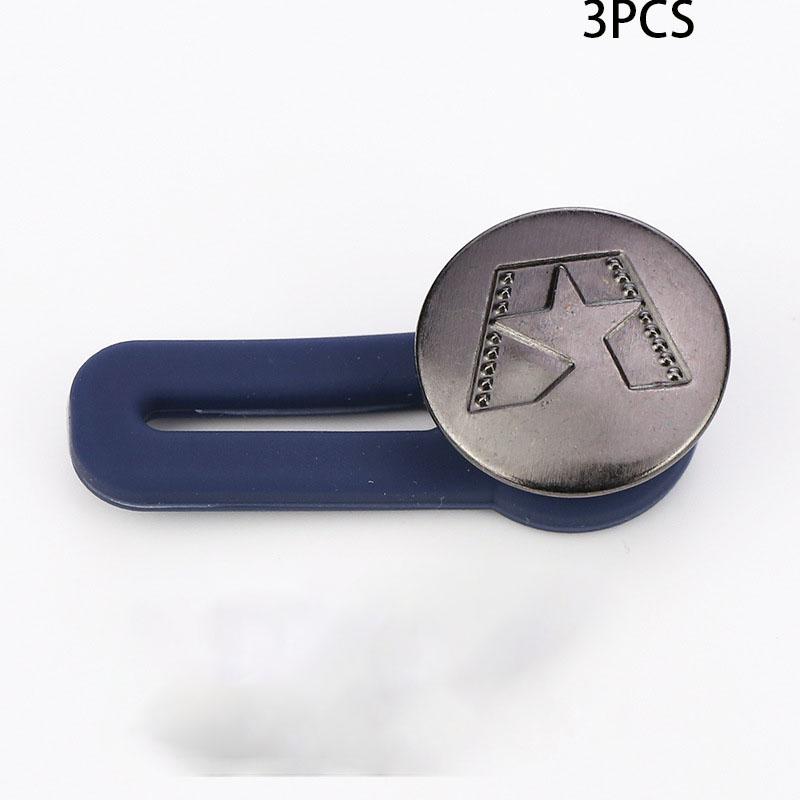 Пуговица для брюк - Без гвоздей, Съемная, Универсальная пуговица, Пуговица-удлинитель для джинсов, Регулируемая эластичная пуговица