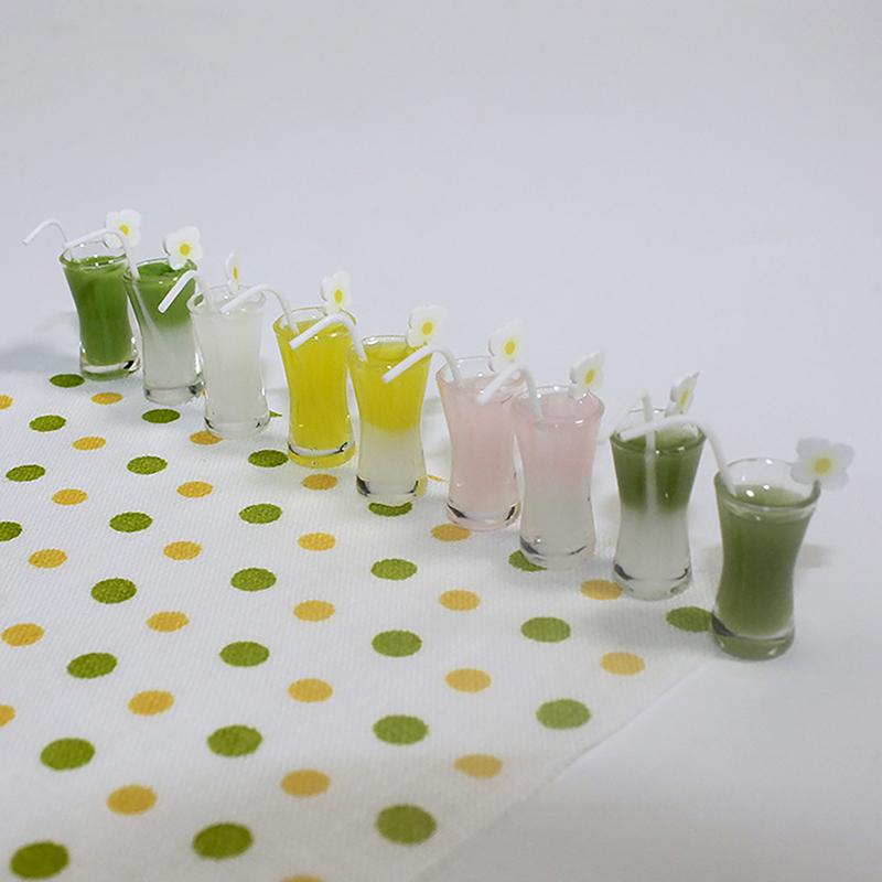 Миниатюрные игрушки, коктейльные напитки, куклы, игрушки, аксессуары для кукольного домика, миниатюрные предметы, подходящие для 1:6/1:12 кухонных украшений кукольного домика