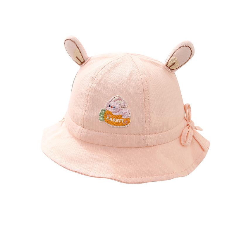 Cute Animal Baby Sun Hat Spring Autumn Adjustable Bucket Cap for Newborns Toddlers UV Protection Outdoor Travel