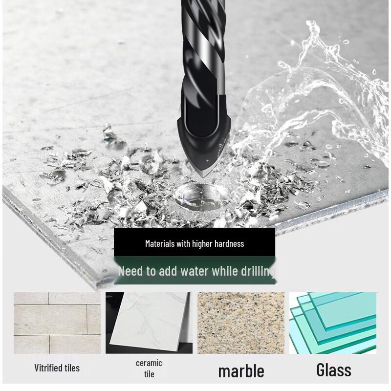Multifunction Alloy Triangle Shank Drill Bit