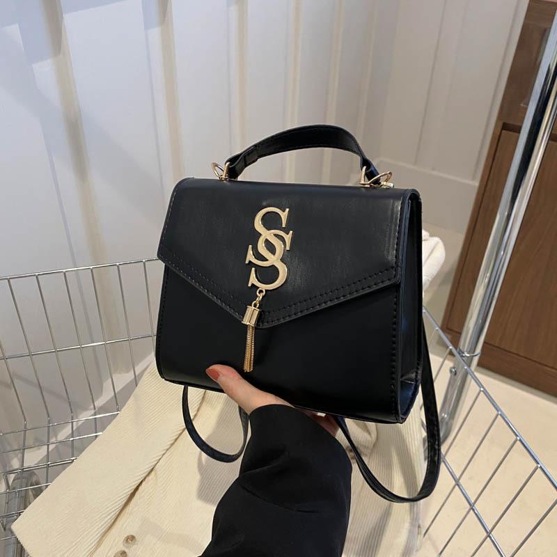 Модная простая сумка через плечо, повседневная женская сумка через плечо, новая стильная сумка, женская ретро-персонализированная маленькая квадратная сумка