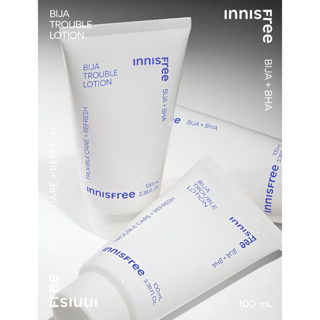 Innisfree Набор Bija для проблемной кожи и лосьон (Тонер 170 мл + 25 мл / Лосьон 100 мл + 25 мл)
