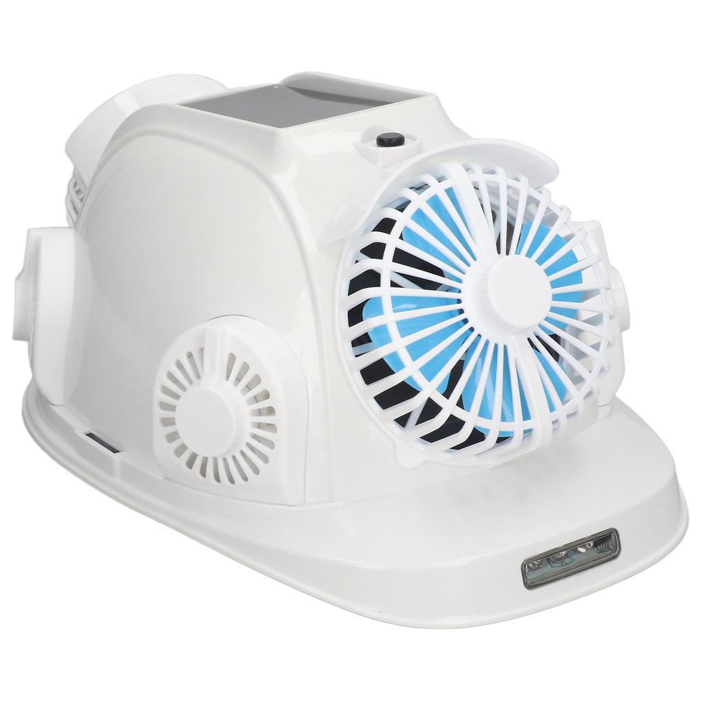 Солнечная защитная каска с 6 вентиляторами Bluetooth, интеллектуальным охлаждением, автоответчиком, строительная каска