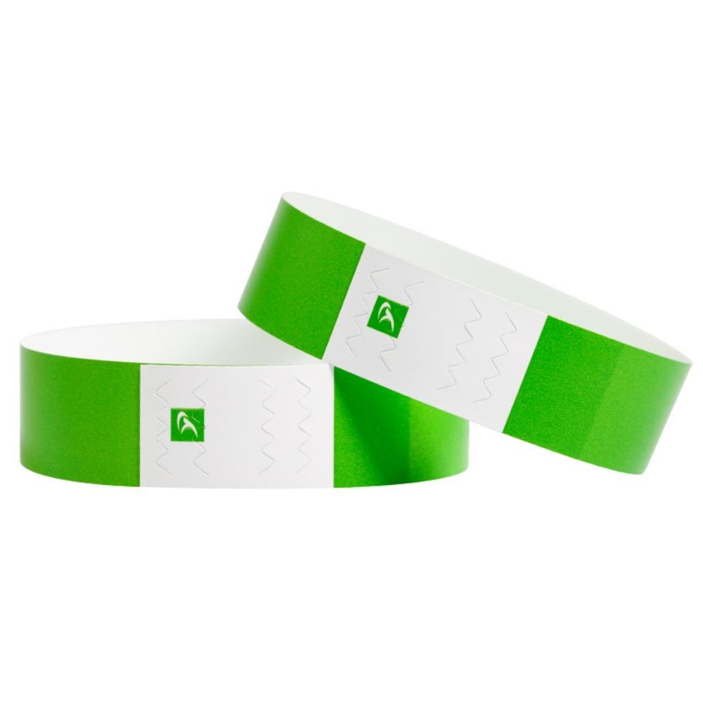 100 Pcs Paper Tyvek Wristbands Synthetic Paper Wrist Festivals Admission Party Identification