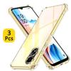 3 шт. прозрачный чехол для Oppo A38 4G A18 A79 5G A78 5G A58 A57s A96 4G толстый противоударный мягкий силиконовый чехол для телефона Oppo A98 5G