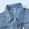 Джинсовая куртка женская джинсовая куртка бойфренда уличная одежда Harajuku винтажная осенняя базовая верхняя одежда пальто