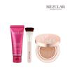 Mezcla Actoin Essence BB Cream + Mezcla Air Fit Cover Cushion + 1 Brush Included, Actoin Essence BB + Cushion Peach No. 21 + Brush, 1 Piece