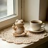 Медитативная лягушка, 3D-печатная, забавная, дзен, йога, лягушка, садовая статуэтка со средним пальцем, для стола, полки, домашнего офиса, патио, декор