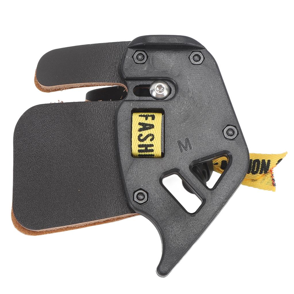 Double PU Leather Archery Finger Tab Archery Finger Guard Fingers  or for Recurve Bow Shooting Practice Sports Outdoors