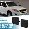 Пара Передняя заглушка буксировочного крюка 53285-0R020 для Toyota RAV4 2009-2012 Ярко-черная