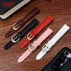 Genuine Leather Watchband 10mm 12mm 14mm 16mm 18mm 20mm Watch Bracelet Ladies Students Strap Simple Stylish Wristwatches Band
