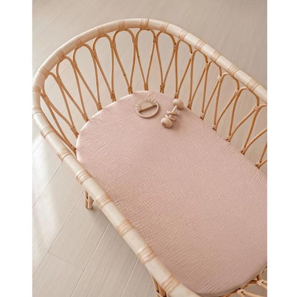 2Pcs/Set Breathable Newborn Changing Pad Cover Printed Crib Fitted Sheets Cradles Mattress Cover