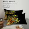 3-piece Butterfly Printed Down Duvet Cover (1 Пуховый пододеяльник+2 наволочки, Без наполнителя) Мягкий и удобный комплект постельного белья