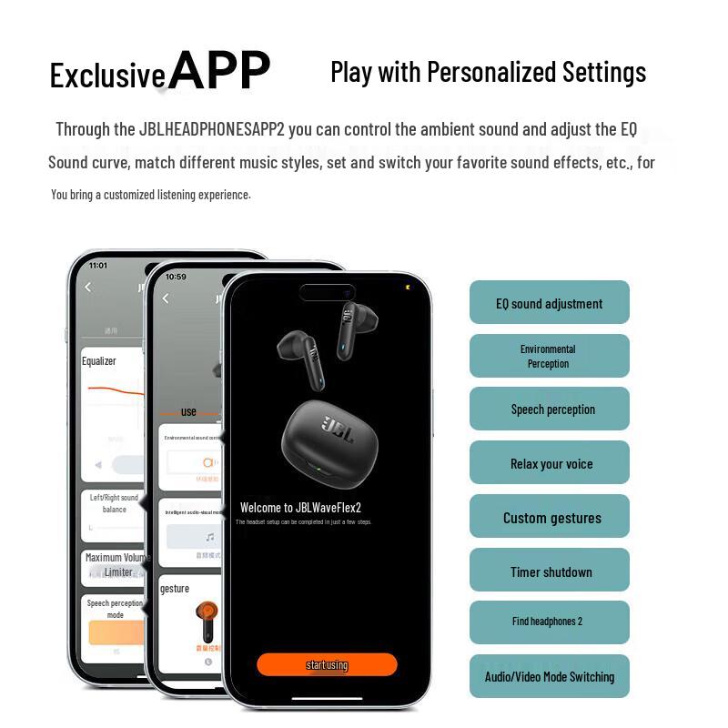 JBL WAVE FLEX 2 True Wireless Earbuds