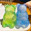 Anxiety Relief Toy Clear Bear Squeeze Stress Shape TPR Sugar Ball Sensory Soft Stretchy Decompression Fidget