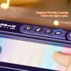 Светящаяся радужная клавиатура пианино, сенсорная музыкальная игрушка с 13 мелодиями, портативные электронные музыкальные игрушки для детей 3-6 лет
