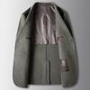 Autumn and Winter Pure Wool Single West Youth Light Luxury Business Double-sided Woolen Suit Jacket