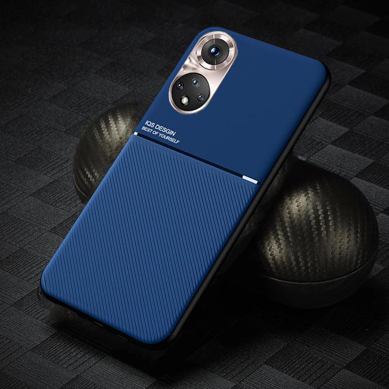 Luxury Holder Leather Car Case For Huawei P50 Pro Honor 50 60 70 Ro Shockproof Soft Tpu Cover