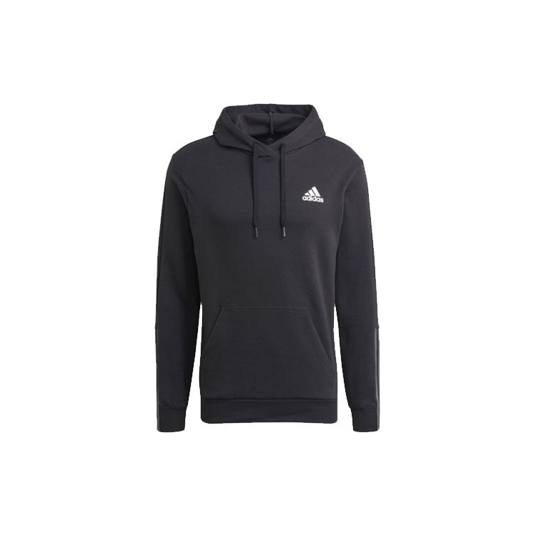 Adidas Sport Casual Pullover Hoodie Men Tops Black GP8598