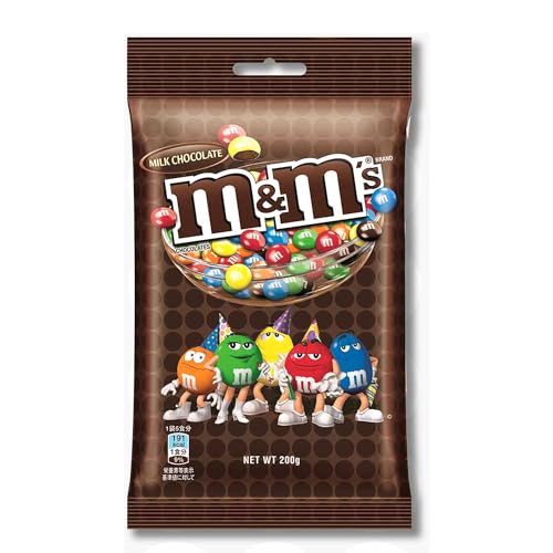 Mars M&M's Пакетик на клипсе Молочный 200г x 12 пакетов