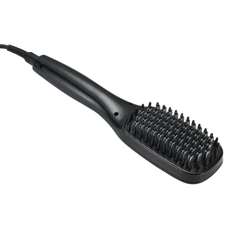 Hot Selling High Quality LCD Display Ceramic Hair Straightening Brush Electric Hair Comb 5 Temperature Settings Household Hotel