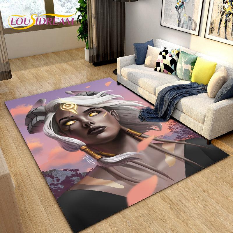 3D World of Warcraft , WOW Game Area Rug Large ,Carpet Rug for Living Room Bedroom Sofa Doormat Decoration ,Kids Non-slip Floor Mat
