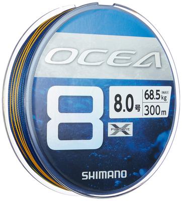 SHIMANO Леска Osea 8 300м SW Navy рыболовная леска 8.0 LD-A71S