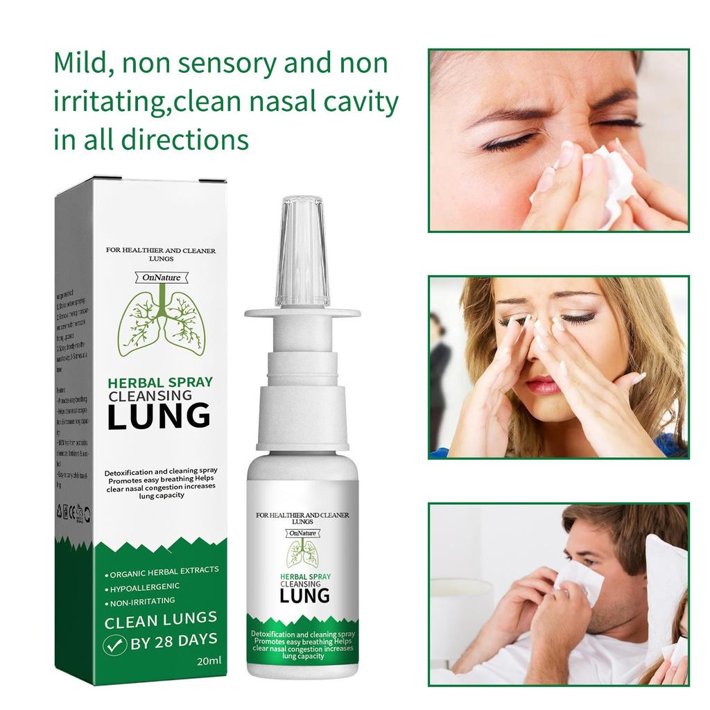 Nasal Spray Nasal Congestion Runny Nose Discomfort Nasal Cavity Cleansing Solution Suitable For Smokers To Clear Nasal Congestion 20ml