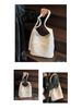 2025 Retro Solid Color Large Capacity Soft Leather Shoulder Bag
