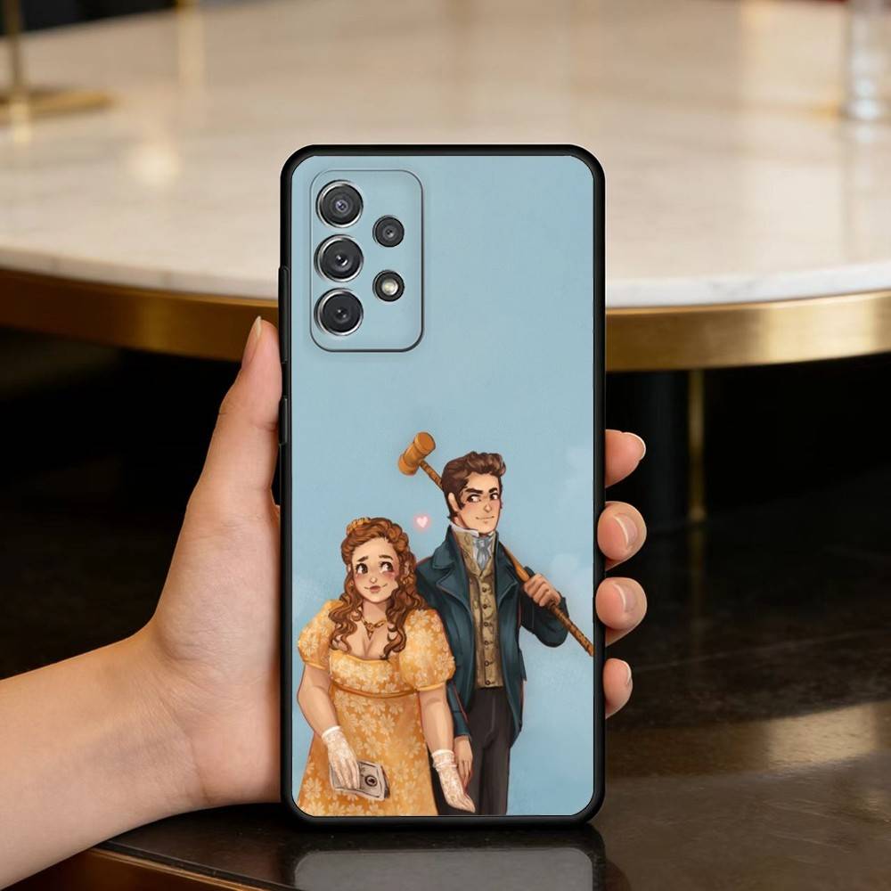 Чехол для телефона с фан-артом Колина и Пенелопы для Samsung Galaxy A73, A72, A71, A70, A53, A52, A51, Мягкий силиконовый черный чехол