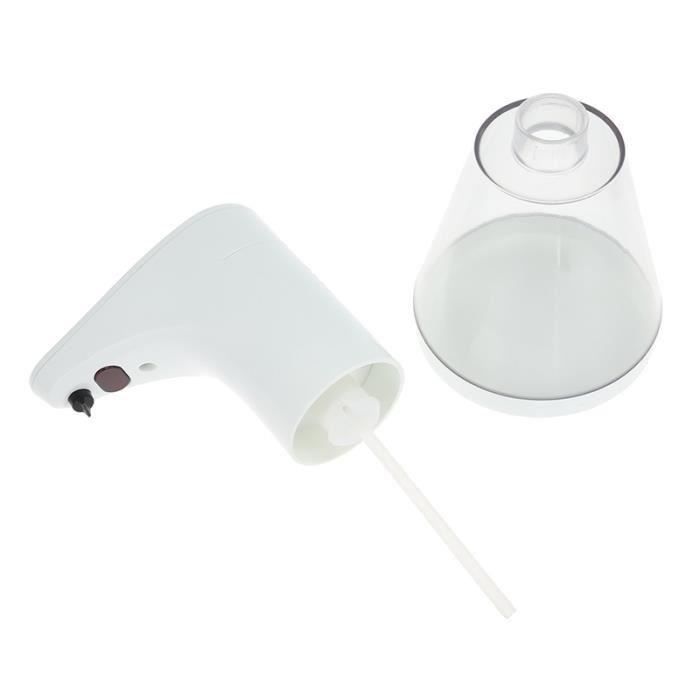 Distributeur automatique de savon - 520 ml - Sans contact - Commandes de volume réglables - Blanc