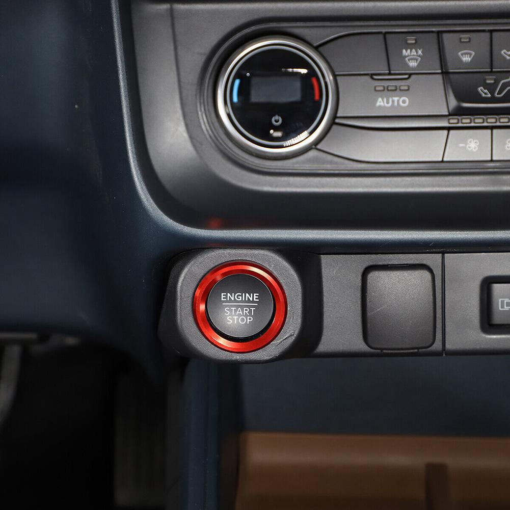 Крышка кольца кнопки крышки отделка 1 шт./компл. алюминиевый сплав абсолютно новый высококачественный красный для Ford Maverick зажигание старт-стоп