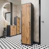Chest Of Drawers 2D Grafit-Wotan Two-Door Cabinet Anthracite Rob