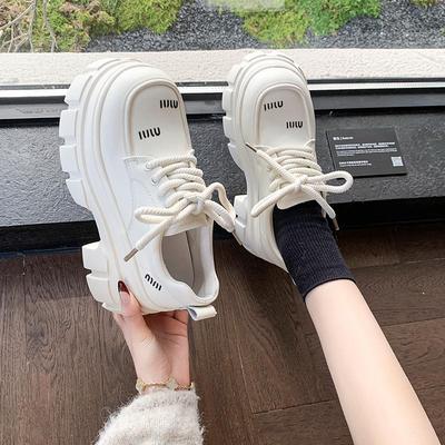 Весна Лето Британская Обувь Женская Лакированная Кожа Туфли на Платформе Высокая Платформа Массивный Каблук Лодочки 8СМ zapatos de mujer