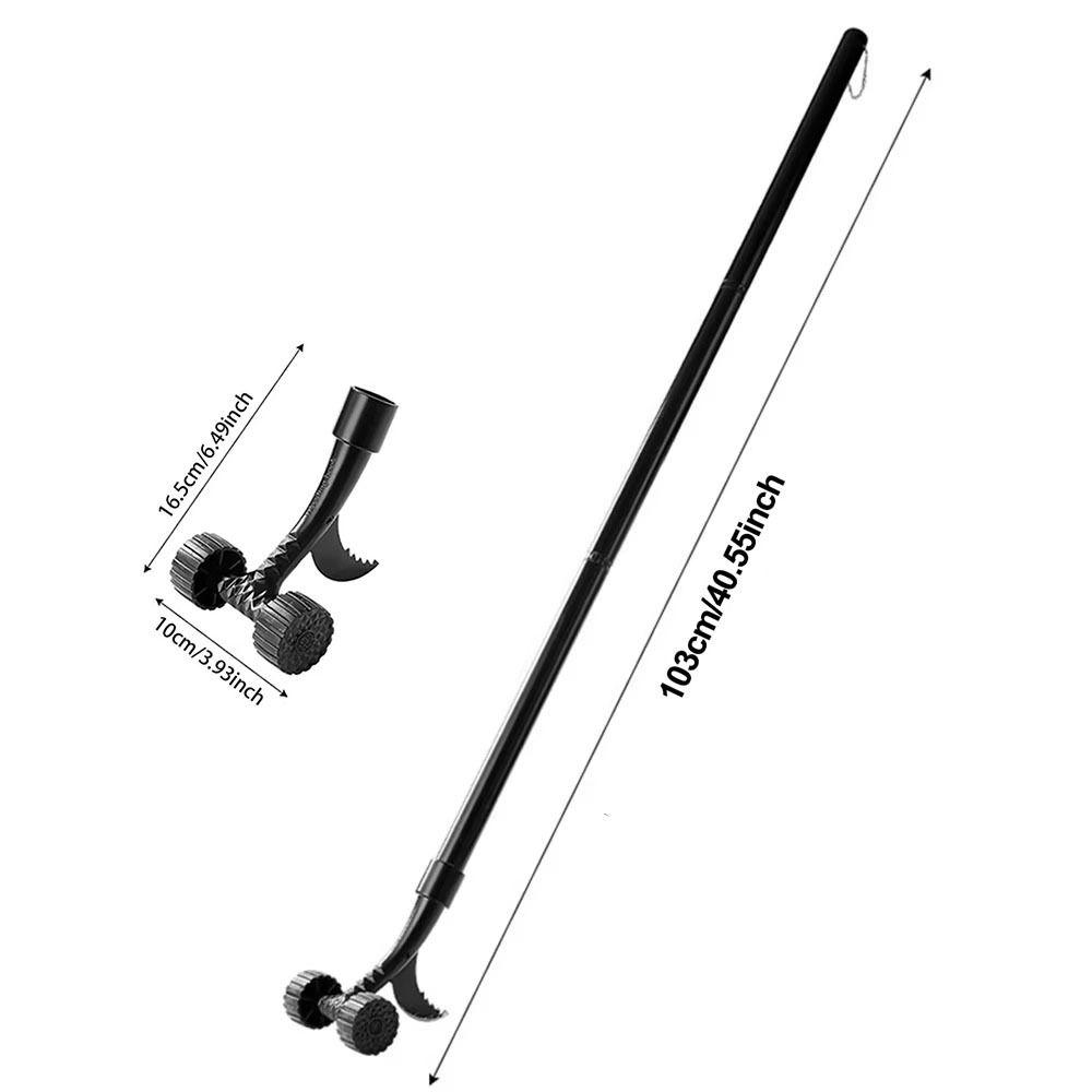 Прочный зажим Экстрактор сорняков Легкое управление Вертикальный удалитель сорняков Инструмент для прополки с колесом