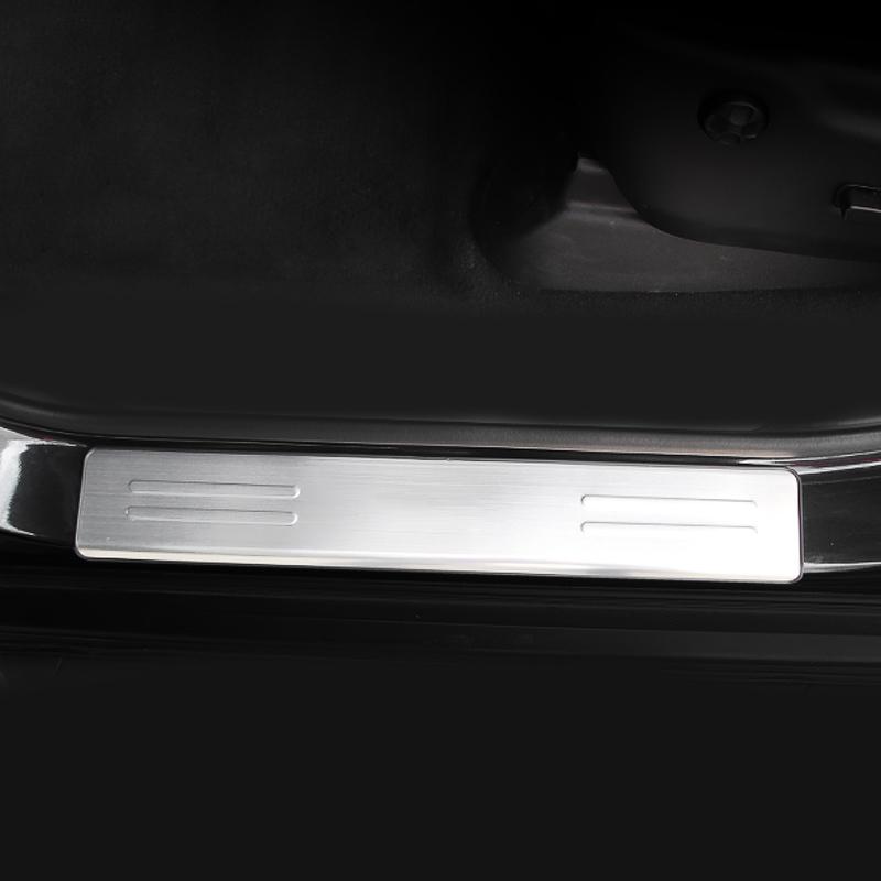 Для Jeep Grand Cherokee 2010-2014-2018 Нержавеющая сталь Накладка на порог кузова Защитная накладка Отделка Защита от царапин Педаль Порог Накладка