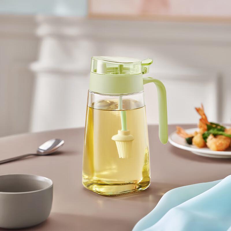 Aiyi Yaoxuan Jing Cui Series Glass Oil Pot & Seasoning Jar Set