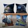 Earth Art 45*45см Наволочка Декоративная Наволочка Для Подушки Диванная Наволочка Для Дивана