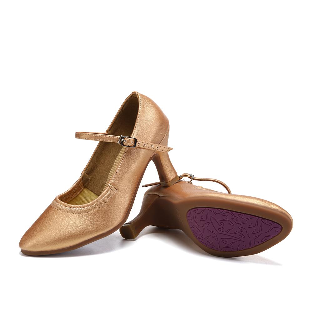 Удобная обувь для бальных танцев на осень, латиноамериканские танцы, танго, современный вальс, обувь для женщин с резиновой подошвой, каблук 7 см