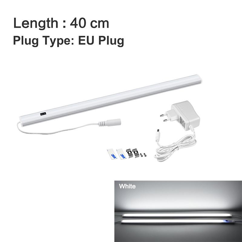 Sensor Scan Sweep Hand Led Cabinet Light 12v Kitchen Bar Lights 30cm40cm50cm Indoor Wall Bedroom Lamp 5w 6w 7w Led Tube Bulb Eu Or Dc Plug