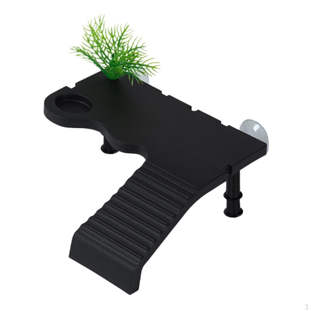 Декоративный плавающий пандус для черепах и рептилий с присоской, лестница для лазания для аквариума