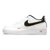 Air Force 1 LV8 GS White Metallic Gold Kids Sneakers Black DM3322-100