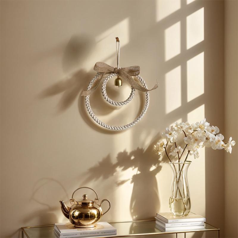 1PC Hang Decorations Minimalist Bell Hanging Pendants Nursery Hanging Decors Diameter 19cm