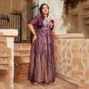 Размер 100 кг Элегантное вечернее платье для женщин plus-size, подходит для банкетов, ежегодных собраний, выступлений ведущих и масштабных хоровых выступлений